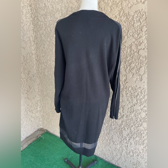 Rag & Bone Black Long Sleeve Maxi Dress with Zippers, Size Small - Picture 9 of 10